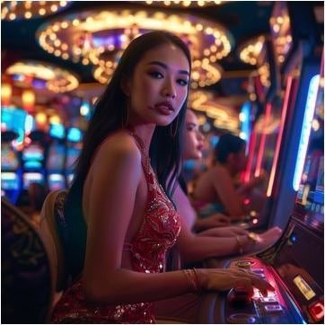 Professional blackjack dealer at 160 ph live casino studio